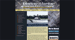 Desktop Screenshot of motionmarine.com